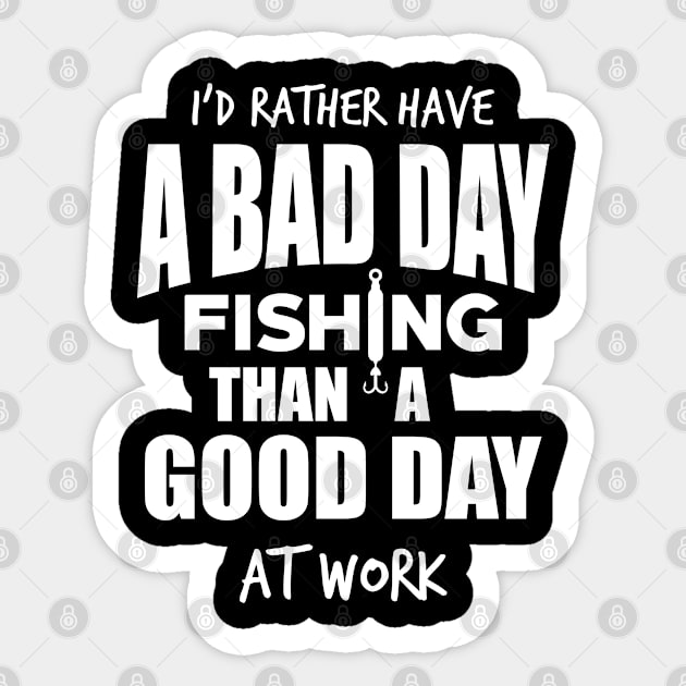 Funny Fishing Design Fisherman Gift Product Sticker by Linco